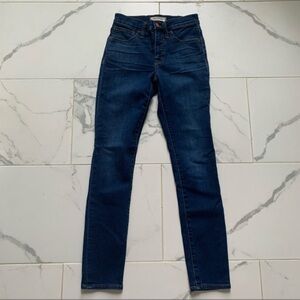 Madewell roadtripper Sz 25 jeans stretch comfy blue skinny jeans